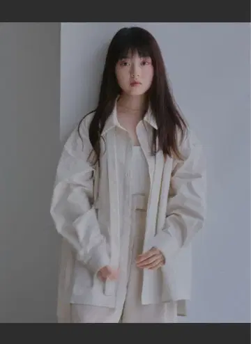 INTER FACTORY 카요코 야자키 타이 포함 디자인 셔츠 자켓