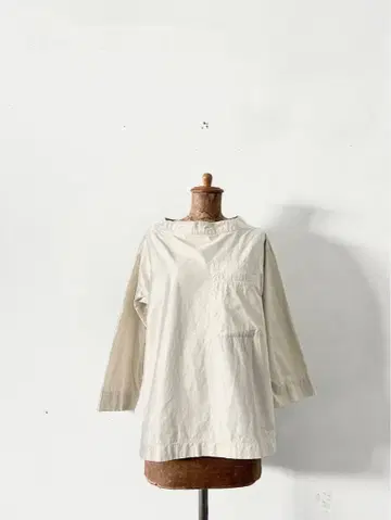 MHL 코튼 풀오버 블라우스 사이즈 1 내추럴