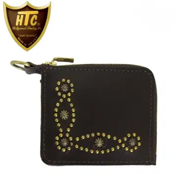HTC 스터드 장식 코인 케이스 지갑