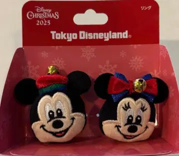 새상품 디즈니 리조트 크리스마스 반지 미키 미니 2025