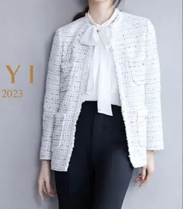 ANAYI 트위드 자켓 38