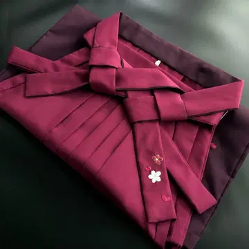 자수 장식 안돈 하카마 세탁 가능한 폴리에스테르 원단