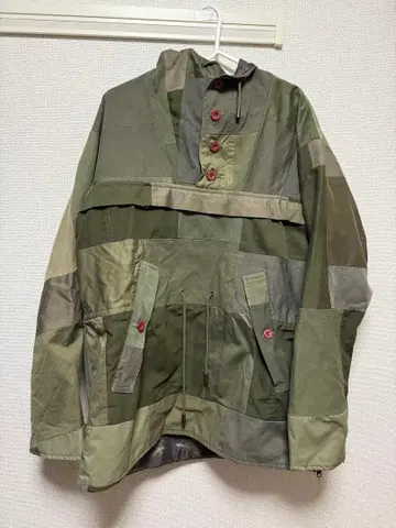 Nasngwam 나스그웜 밀리터리 자켓 패치워크 자켓 M