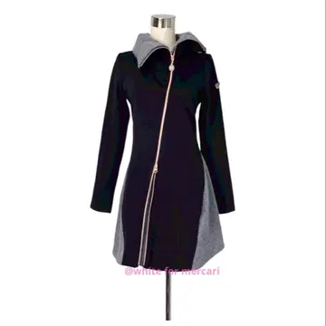 ARMANI EA7 니트 도킹 더블 지퍼 아우터