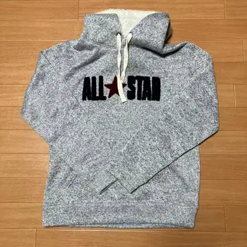 ALL STAR 플리스 후드티 그레이 남성용 니트 후드티 컨버스