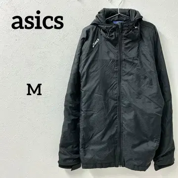 ASICS 아식스 충전솜 후드 부착 자켓 M 블랙