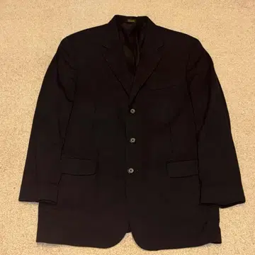 블랙 울 테일러드 울 100%