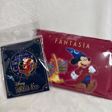 도쿄 디즈니 판타지아 에코백 핀 배지