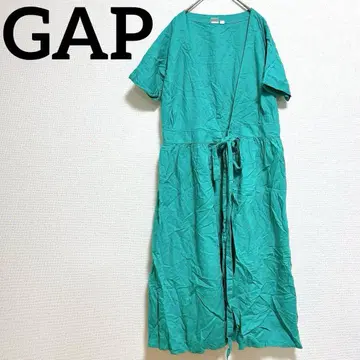 GAP 갭 그린 반팔 롱 원피스 겉옷 [ 2 S ] 여성용
