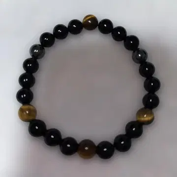 블랙 오닉스 타이거 아이즈 팔찌