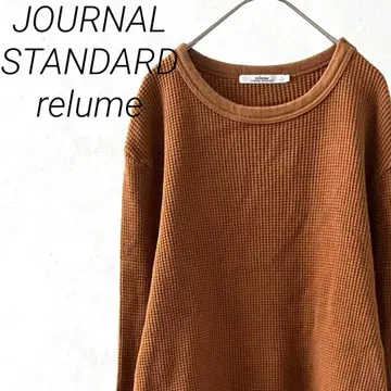 JOURNAL STANDARD relume 긴팔 티셔츠 와플 빅