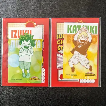 나의 히어로 아카데미아 아트 스티커 특전 오리지널 브로마이드 2종 세트