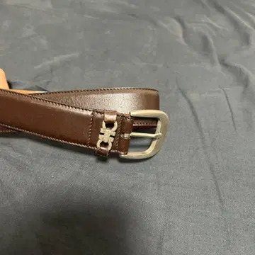 Salvatore Ferragamo 브라운 가죽 벨트