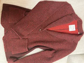 택 포함 새상품 barassi 테일러드 자켓 48 빨간색