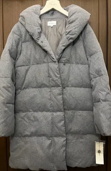 그레이 다운 자켓 사이즈 36