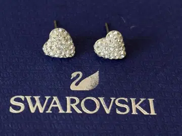 스와로브스키 실버 하트 귀걸이 정품