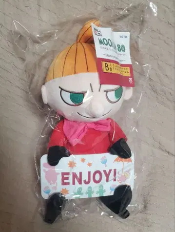 다이토 복권 무민 80주년 B상 웰컴 보드 포함 리틀 미이 봉제 인형