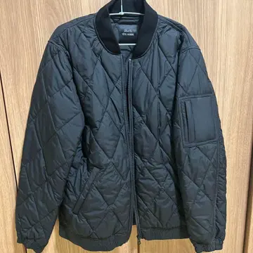 테트옴 TETEHOMME 퀼팅 자켓 점퍼 아우터 블랙