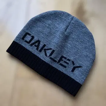 Y2K 올드 오클리 니트 모자 모자 캡 비니 그레이