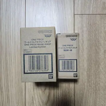 원피스 베이스샵 월드 컬렉터블 피규어 2개