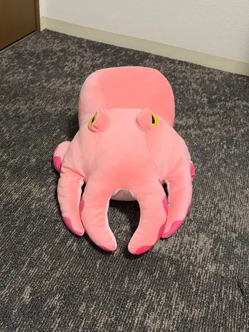 핑크 문어 봉제 인형