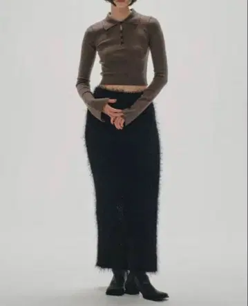 todayful Shaggy KnitSkirt 36