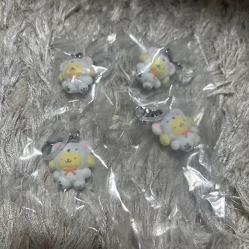 푹신푹신 스노우 메지루시 액세서리 산리오 캐릭터 폼폼푸딩