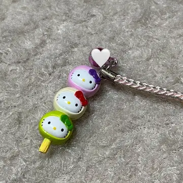 Hello Kitty 경단형 스트랩 교토 키티