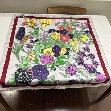 마니푸리 manipuri 실크 스카프 88 부케 BOUQUET