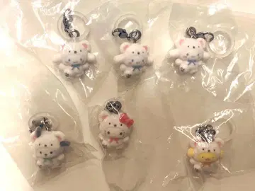 산리오 메지루시 액세서리 복슬복슬 스노우 6개 세트