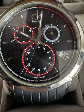 캘빈 클라인 크로노그래프 블랙워치