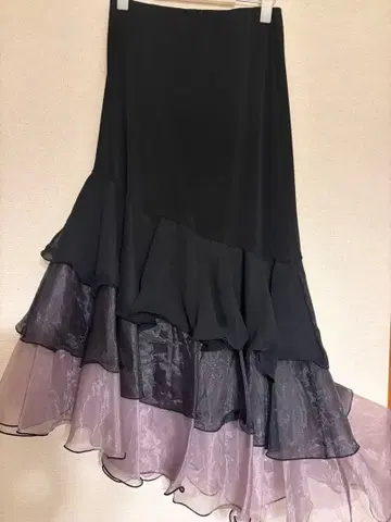 사교댄스 머메이드 불규칙 스커트