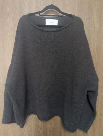 TODAYFUL 다크 그레이 오버 사이즈 니트