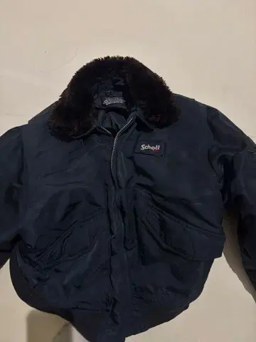 Schott 네이비 MA-1 플라이트 자켓 90s