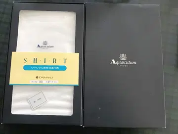 Aquascutum 와이셔츠 원단 제작권 포함 화이트 무지 면 100%