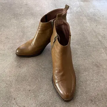 RABOKIGOSHI works 사이드 지퍼 앵클부츠 (브라운 계열)