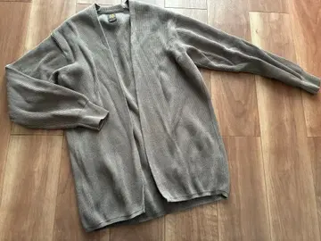 새상품급 [BATONER 바토너] 하이 트위스트 울 릴랙스 가디건 모카