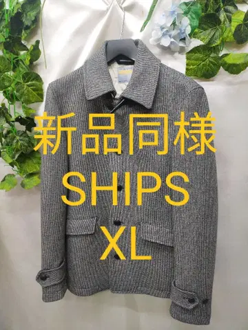 새상품급 쉽스 Thermore 쉽스 울 코트 XL 미니 체크