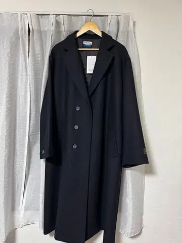 Super140s Prime-Over Melton 체스터 코트