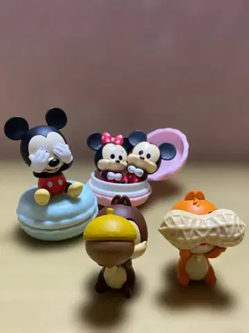 미키 미니 칩 앤 데일 캡슐 토이 세트