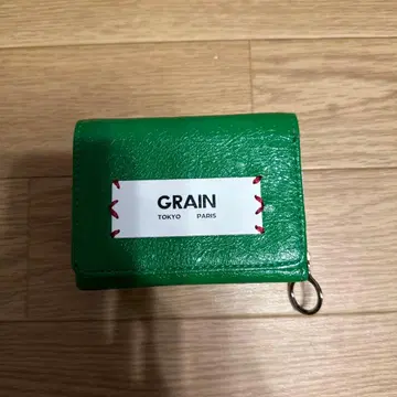 GRAIN 그린 3단 폴더형 지갑