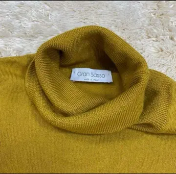 그랑사쏘 터틀넥 스웨터 48 머스타드색