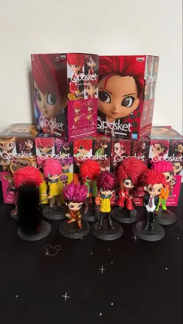 Qposket 피규어 8개 세트