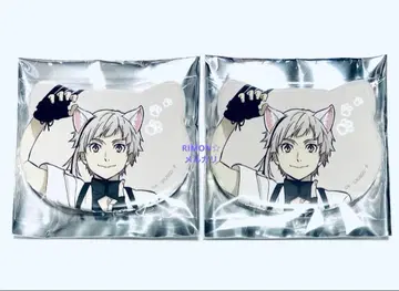 문호 스트레이독스 나카지마 아츠시 난자타운 미니게임 고양이형 캔뱃지