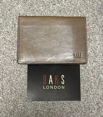 DAKS LONDON 닥스 런던 명함지갑 패스케이스 프렐 얼룩