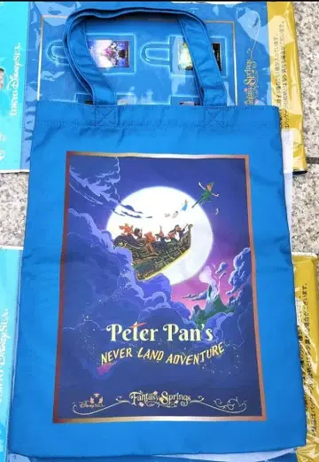 피터 팬 토트백 판타지 스프링스 도쿄디즈니씨