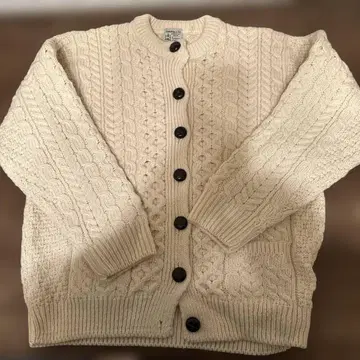 INVERALLAN 아이보리 가디건 S 사이즈