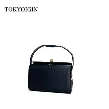 [새상품급] TOKYO IGIN 도쿄 이긴/새틴지 리본 핸들/핸드백