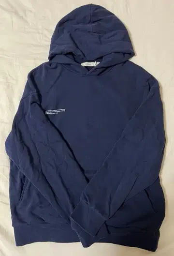 PANGAIA 네이비 후드 부착 후드티 XS