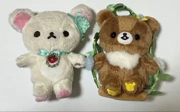 리락쿠마 코리락쿠마 차이로이코구마 봉제 인형 키링